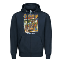 Navy R.L. Stine Goosebumps Halloween Say Cheese And Die Zipper Hoodie - longCreatives