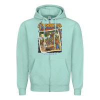 Seafoam R.L. Stine Goosebumps Halloween Say Cheese And Die Zipper Hoodie - longCreatives