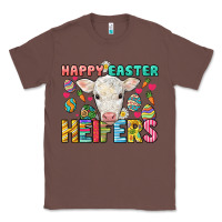 Chestnut Happy Easter Heifers Easter Day Classic Tee - HowdyJamesFarm