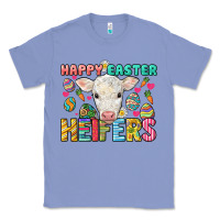 Colony Blue Happy Easter Heifers Easter Day Classic Tee - HowdyJamesFarm