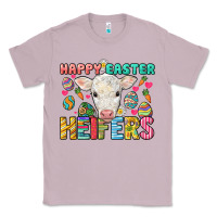 Lilac Happy Easter Heifers Easter Day Classic Tee - HowdyJamesFarm