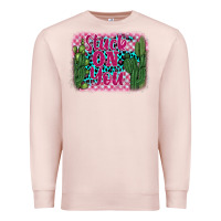Pale Pink stuck on you cactus Premium Sweatshirt - BarkalooDesign
