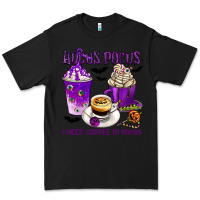 Black Hocus Pocus I Need Coffee to Focus Premium Tee - texasbilliewilder