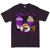 Plum Hocus Pocus I Need Coffee to Focus Premium Tee - texasbilliewilder