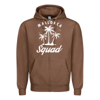 Chestnut Mallorca Squad Beach Summer Surfing Swimming Travel Vacation Zipper Hoodie - longCreatives