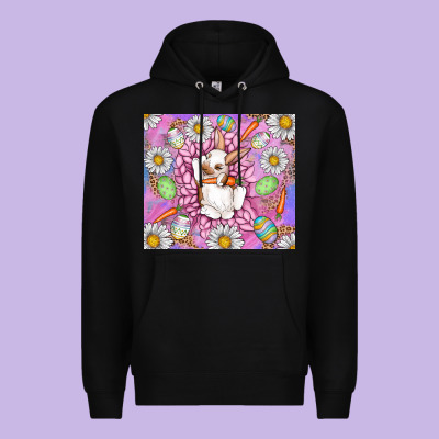 Easter Bunny Premium Hoodie Designed By Cowhidedigitalart