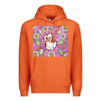 Carrot Easter Bunny Premium Hoodie - CowhideDigitalArt