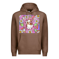 Chestnut Easter Bunny Premium Hoodie - CowhideDigitalArt