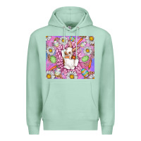 Seafoam Easter Bunny Premium Hoodie - CowhideDigitalArt