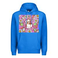 True Royal Easter Bunny Premium Hoodie - CowhideDigitalArt