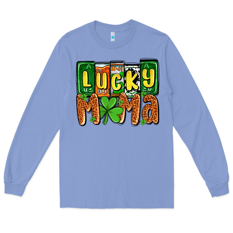 St. Patrick's Lucky Mama Long Sleeve Tee by OliviaCreatesArt | Teevron