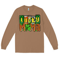 Toasted Coconut St. Patrick's lucky mama Long Sleeve Tee - OliviaCreatesArt