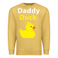 Antique Gold Funny Daddy Duck Rubber Duck Premium Sweatshirt - longCreatives