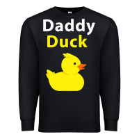 Black Funny Daddy Duck Rubber Duck Premium Sweatshirt - longCreatives