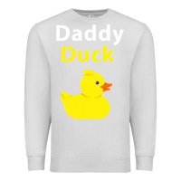 Dove Grey Funny Daddy Duck Rubber Duck Premium Sweatshirt - longCreatives