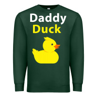 Sports Green Funny Daddy Duck Rubber Duck Premium Sweatshirt - longCreatives