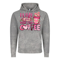 Cloud Rock i love you more than coffee valentines day Vintage Hoodie - OliviaCreatesArt