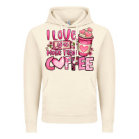 Vintage Artic i love you more than coffee valentines day Vintage Hoodie - OliviaCreatesArt