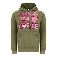 Vintage Olive i love you more than coffee valentines day Vintage Hoodie - OliviaCreatesArt