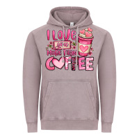 Vintage Zinc i love you more than coffee valentines day Vintage Hoodie - OliviaCreatesArt