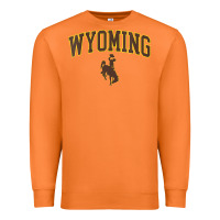Carrot Womens Wyoming Cowboys Apparel Fan Favorite Arch Premium Sweatshirt - longCreatives