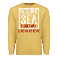 Antique Gold Bering Sea Fisherman second to none dutch harbor Alaska Premium Sweatshirt - longCreatives