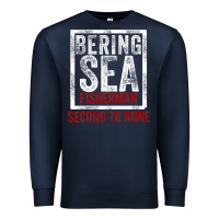 Navy Bering Sea Fisherman second to none dutch harbor Alaska Premium Sweatshirt - longCreatives