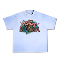 Badass Mama Mother's Day Png Sublimation Design Do Urban Heavy Tee | Teevron