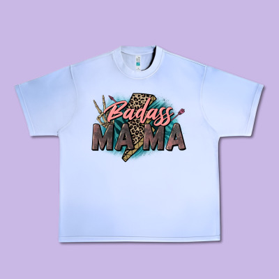 Badass Mama Mother's Day Png Sublimation Design Do Urban Heavy Tee Designed By Cowgirlartshop