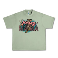 Oil Green Badass Mama Mother's Day png sublimation design do Urban Heavy Tee - CowGirlArtShop