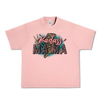 Salmon Badass Mama Mother's Day png sublimation design do Urban Heavy Tee - CowGirlArtShop