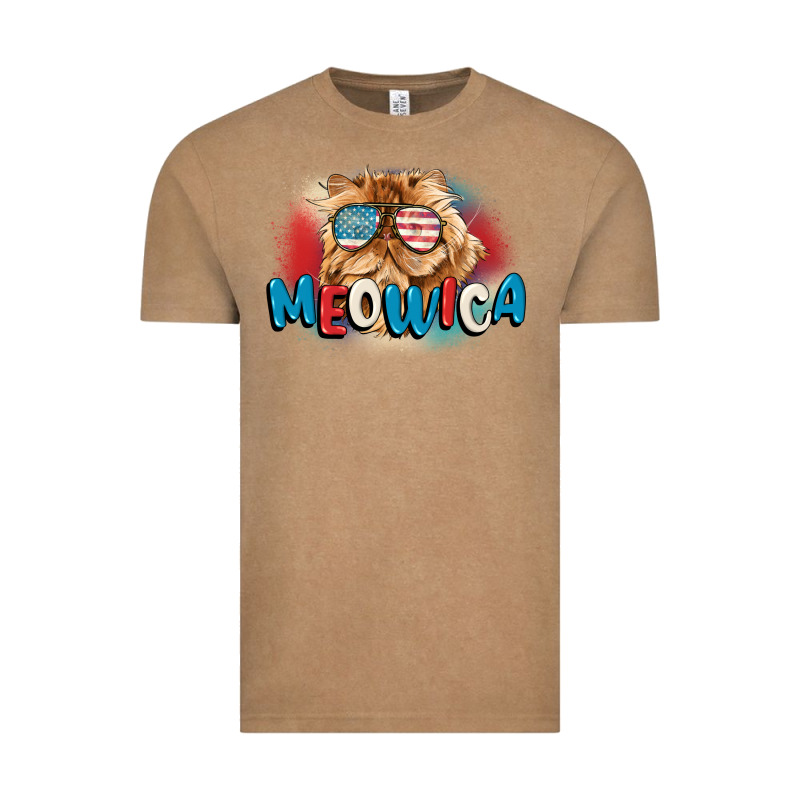 Meowica 4th Of July Vintage Tee by CowGirlArtShop | Teevron
