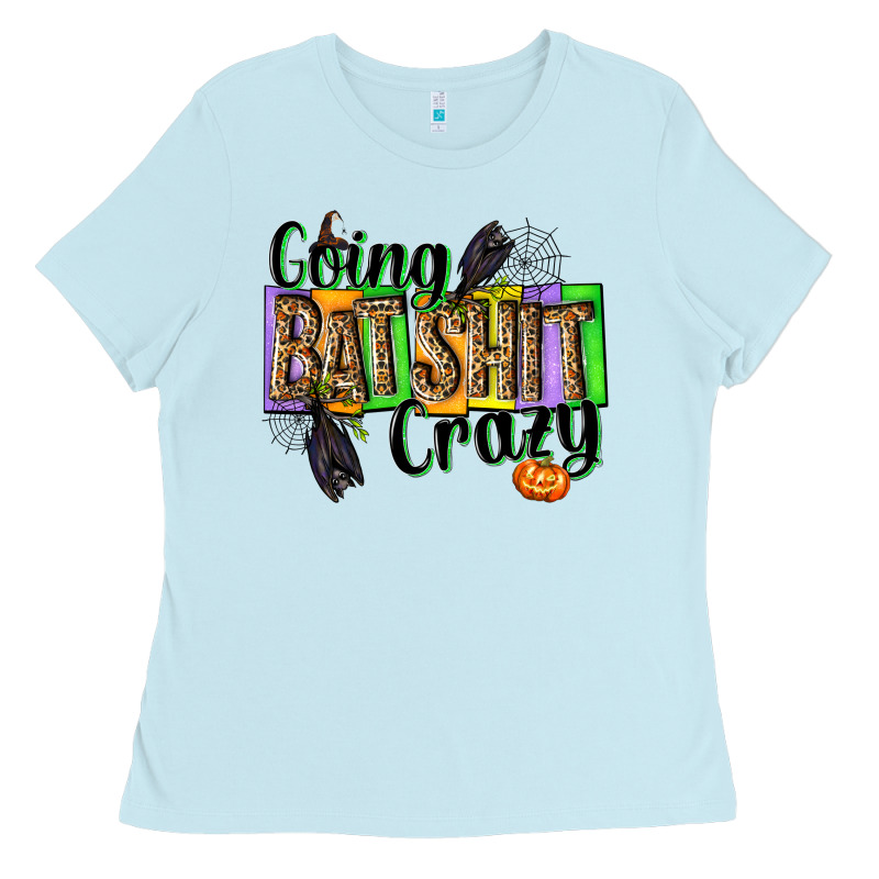 Going Bat Shit Crazy Ladies Tee by NancyCooperArtShop | Teevron