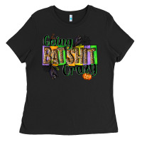 Black Going bat shit crazy Ladies Tee - NancyCooperArtShop