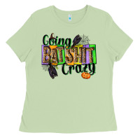 Matcha Going bat shit crazy Ladies Tee - NancyCooperArtShop