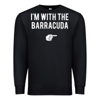 Black I_m With Barracuda Halloween Costume Party Matching Premium Sweatshirt - longCreatives