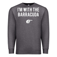 Charcoal Heather I_m With Barracuda Halloween Costume Party Matching Premium Sweatshirt - longCreatives