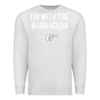 Oatmeal Heather I_m With Barracuda Halloween Costume Party Matching Premium Sweatshirt - longCreatives