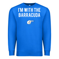 True Royal I_m With Barracuda Halloween Costume Party Matching Premium Sweatshirt - longCreatives