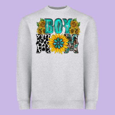 Boy Mom Heavyweight Sweatshirt Designed By Racoondesign