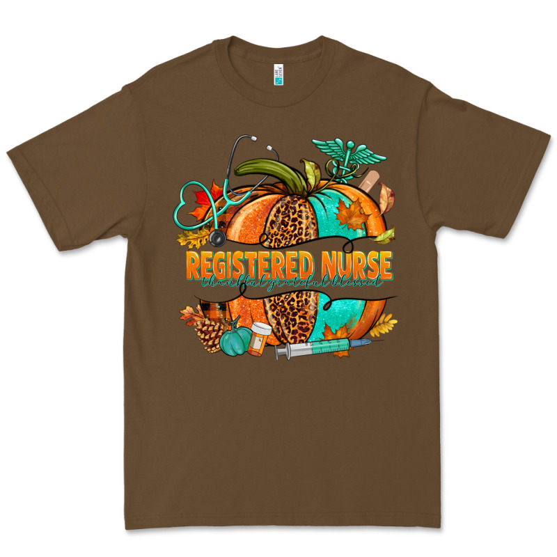 Registered Nurse Pumpkin Premium Tee by NancyCooperArtShop | Teevron