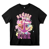 Black Rebuse To Sink Heavy Core Tee - Bettercallsaul