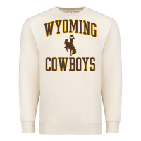 Sandshell Wyoming Cowboys Men's Apparel Gameday Arch Over Cowboys Sweat Premium Sweatshirt - longCreatives