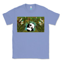 Colony Blue cute panda Classic Tee - TumblerDesignByShophia
