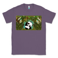 Lavender cute panda Classic Tee - TumblerDesignByShophia