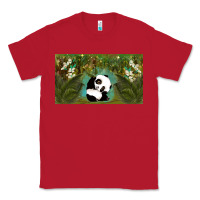 Red cute panda Classic Tee - TumblerDesignByShophia