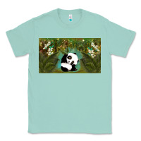 Seafoam cute panda Classic Tee - TumblerDesignByShophia