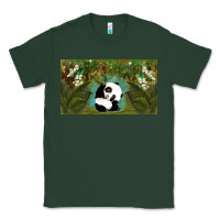 Sports Green cute panda Classic Tee - TumblerDesignByShophia