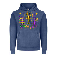 Mardi Gras Craw Fish Olivia Vintage Hoodie | Teevron