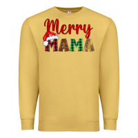 Antique Gold merry mama Premium Sweatshirt - BarkalooDesign